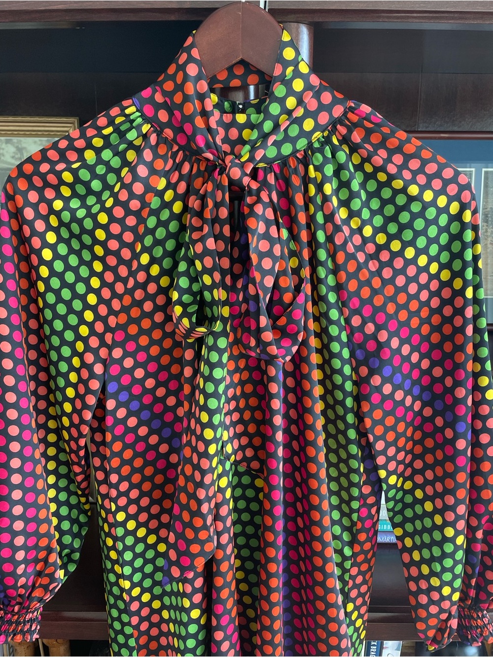 New York & Co Multicolor Polkadot Tunic Dress Deadstock - Picture 10 of 12